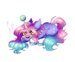 Size: 2680x2204 | Tagged: safe, artist:honeybbear, derpibooru import, oc, pony, unicorn, ball, female, horn, hornball, mare, simple background, solo, tennis ball, transparent background