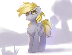 Size: 3000x2280 | Tagged: safe, artist:jfrxd, derpibooru import, derpy hooves, pegasus, pony, chest fluff, female, high res, mare, solo