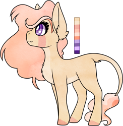 Size: 939x962 | Tagged: safe, artist:velnyx, derpibooru import, oc, oc only, oc:pastel dream, earth pony, pony, female, leonine tail, mare, simple background, solo, tail, transparent background