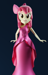 Size: 622x962 | Tagged: safe, artist:tahu25, apple bloom, equestria girls, 3d, blender, clothes, dress, solo