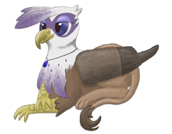 Size: 2046x1596 | Tagged: safe, artist:hawkeye92, derpibooru import, oc, oc only, oc:gaela, griffon, female, griffon oc, jewelry, simple background, transparent background