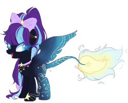 Size: 620x500 | Tagged: safe, artist:gihhbloonde, derpibooru import, oc, oc only, pegasus, bow, eyelashes, female, hair bow, pegasus oc, simple background, solo, transparent background