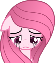 Size: 592x676 | Tagged: safe, artist:guruyunus17, oc, oc:annisa trihapsari, earth pony, pony, cry some more, crying, digital art, ears, female, floppy ears, running makeup, running mascara, tears of sadness, teary eyes, vector