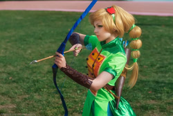 Size: 1200x803 | Tagged: safe, artist:bizarre-deer, derpibooru import, applejack, human, equestria girls, friendship games, 2017, arrow, bow (weapon), bow and arrow, clothes, cosplay, costume, irl, irl human, photo, weapon