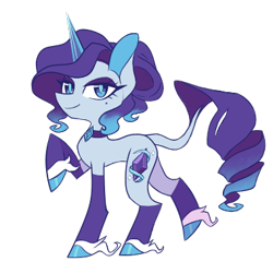 Size: 380x380 | Tagged: safe, artist:s-grunge, derpibooru import, part of a set, rarity, pony, unicorn, alternate cutie mark, alternate design, choker, eyelashes, eyeshadow, female, looking at you, makeup, mare, redesign, simple background, solo, transparent background