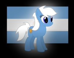 Size: 720x568 | Tagged: artist needed, safe, derpibooru import, oc, pony, argentina, flag, nation ponies, ponified, solo, sun