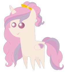 Size: 596x648 | Tagged: safe, artist:gihhbloonde, derpibooru import, oc, oc only, alicorn, pony, alicorn oc, base used, eyelashes, female, horn, magical lesbian spawn, mare, offspring, parent:fluttershy, parent:princess celestia, pointy ponies, simple background, smiling, solo, transparent background, wings