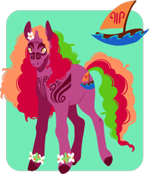 Size: 1954x2282 | Tagged: safe, artist:superkitsch, derpibooru import, pony, unicorn, sail away, solo, tropical ponies