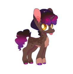 Size: 1428x1454 | Tagged: safe, artist:moccabliss, derpibooru import, oc, oc only, oc:mocha bean, pony, unicorn, chibi, female, mare, simple background, solo, tongue, tongue out, transparent background