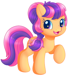 Size: 792x876 | Tagged: safe, artist:malarkey, derpibooru import, scootaloo, scootaloo (g3), earth pony, pony, g3.5, cute, cutealoo, female, mare, simple background, solo, transparent background