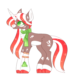 Size: 1152x1152 | Tagged: safe, artist:lilywolfpie-yt, derpibooru import, oc, oc only, pony, unicorn, clothes, female, mare, scarf, simple background, solo, transparent background