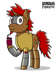 Size: 1090x1441 | Tagged: safe, artist:gradiusfanatic, derpibooru import, oc, oc only, oc:paul, pony, robot, unicorn, horn, male, mate, simple background, solo, transparent background, unicorn oc