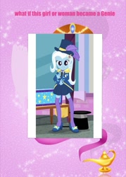 Size: 643x900 | Tagged: safe, artist:dragonrider333, derpibooru import, edit, edited screencap, screencap, trixie, better together, equestria girls, street magic with trixie, meme, what if