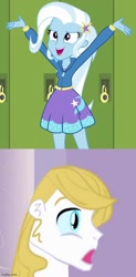 Size: 500x1014 | Tagged: safe, derpibooru import, prince blueblood, trixie, better together, equestria girls, forgotten friendship, bluetrix, female, male, shipping, shipping domino, straight