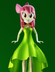 Size: 711x931 | Tagged: safe, artist:tahu25, apple bloom, equestria girls, 3d, blender, clothes, dress, solo