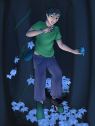 Size: 2977x3907 | Tagged: safe, artist:daf, derpibooru import, oc, oc only, oc:poison trail, human, pony, high res, human to pony, male, poison joke, solo, species swap, transformation, transformation sequence