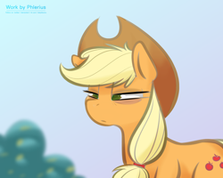 Size: 3000x2400 | Tagged: safe, artist:phlerius, derpibooru import, applejack, earth pony, pony, solo