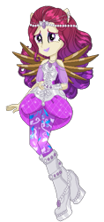 Size: 263x555 | Tagged: safe, artist:gihhbloonde, derpibooru import, oc, oc only, oc:condensed milk, equestria girls, base used, clothes, dress, eyelashes, female, simple background, smiling, transparent background