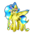 Size: 1830x1891 | Tagged: safe, artist:norica-official, derpibooru import, oc, oc:ukraine, pony, nation ponies, ponified, simple background, solo, transparent background, ukraine