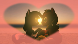 Size: 853x479 | Tagged: safe, artist:kwark85, derpibooru import, big macintosh, twilight sparkle, 3d, female, male, shipping, source filmmaker, straight, sunset, twimac