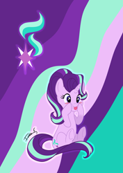 Size: 2481x3508 | Tagged: safe, artist:memprices, derpibooru import, starlight glimmer, pony, unicorn, :p, blushing, cute, cutie mark, derp, female, glimmerbetes, high res, hooves on face, mare, mlem, silly, sitting, smiling, solo, tongue, tongue out, vector