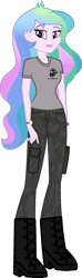 Size: 488x1639 | Tagged: safe, artist:edy_january, derpibooru import, princess celestia, principal celestia, equestria girls, call of duty, call of duty modern warfare, call of duty war.zone, marines, soldiers, solo, u.s marines, usmc, war.zone