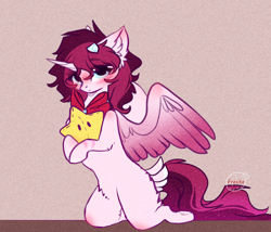 Size: 2242x1917 | Tagged: safe, artist:1fresita, derpibooru import, oc, alicorn, pony, female, mare, plushie, solo, star plushie