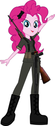 Size: 1782x4096 | Tagged: safe, artist:edy_january, derpibooru import, pinkie pie, equestria girls, assault rifle, call of duty, call of duty black ops, call of duty black ops cold war, gun, m14, marine, marines, remington 870, rifle, rifle girls, shotgun, soldiers, solo, u.s marines, usmc, vietnam, vietnam war, vietnam war series, weapon