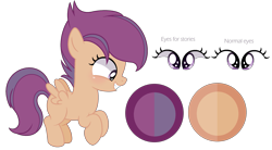 Size: 2139x1183 | Tagged: safe, artist:starshinesentry07, derpibooru import, oc, oc:scramble, pegasus, pony, female, filly, offspring, parent:rumble, parent:scootaloo, parents:rumbloo, simple background, solo, transparent background