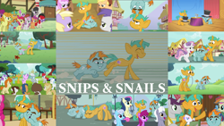 Size: 1972x1110 | Tagged: safe, derpibooru import, edit, edited screencap, editor:quoterific, screencap, apple bloom, berry punch, berryshine, bon bon, button mash, carrot top, cotton cloudy, daisy, diamond tiara, dinky hooves, first base, flower wishes, gallop j. fry, golden harvest, linky, liza doolots, mango dash, noi, octavia melody, petunia, pinkie pie, piña colada, royal riff, scootaloo, shoeshine, silver spoon, snails, snips, super funk, sweetie belle, sweetie drops, tootsie flute, tornado bolt, train tracks (character), twist, written script, earth pony, pegasus, pony, rabbit, unicorn, boast busters, common ground, flight to the finish, newbie dash, ponyville confidential, slice of life (episode), the break up breakdown, the cutie pox, the mysterious mare do well, the show stoppers, twilight time, animal, bowing, cutie mark crusaders, duo, duo male, eyes closed, female, filly, hat, magic hat, male, open mouth, sitting, trio, whispering