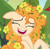 Size: 976x961 | Tagged: safe, derpibooru import, screencap, pear butter, earth pony, pony, the perfect pear, cropped, cute, ears, eyes closed, female, floppy ears, flower, flower in hair, laughing, mare, messy mane, open mouth, pearabetes, uvula, uvula shaking