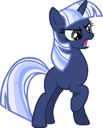 Size: 466x576 | Tagged: safe, artist:pegasski, derpibooru import, oc, oc only, oc:silverlay, unicorn, angry, base used, eyelashes, female, horn, mare, open mouth, raised hoof, raised leg, simple background, solo, transparent background, unicorn oc