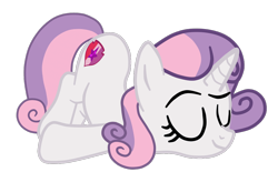 Size: 1106x685 | Tagged: safe, artist:gmaplay, derpibooru import, sweetie belle, pony, unicorn, ass, ass up, butt, face down ass up, mimir, older, older sweetie belle, sleeping, solo, sweetie butt