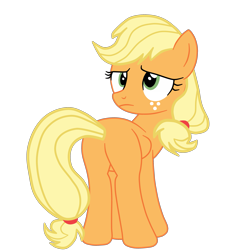 Size: 2665x2965 | Tagged: safe, artist:gmaplay, derpibooru import, applejack, earth pony, pony, applebutt, butt, looking back, plot, solo