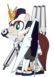 Size: 1316x1876 | Tagged: safe, artist:gmaplay, derpibooru import, oc, oc:stardust memory, pony, unicorn, nu gundam, solo