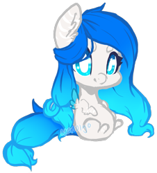 Size: 1035x1143 | Tagged: safe, artist:php110, ponerpics import, oc, oc only, pegasus, pony, chibi, female, mare, pegasus oc, simple background, sitting, smiling, solo, transparent background, wings