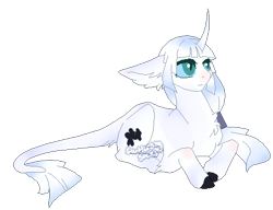 Size: 480x369 | Tagged: safe, artist:fluffomaru, artist:php110, ponerpics import, oc, oc only, pony, unicorn, collaboration, colored hooves, curved horn, horn, leonine tail, prone, simple background, transparent background, unicorn oc