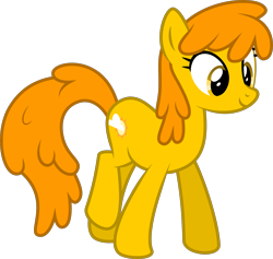Size: 4217x4000 | Tagged: safe, artist:melisareb, derpibooru import, oc, oc only, oc:marigold sunshine, earth pony, pony, absurd resolution, female, mare, show accurate, simple background, solo, transparent background, vector