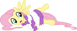 Size: 7358x3000 | Tagged: safe, artist:cloudyglow, derpibooru import, fluttershy, pegasus, pony, hurricane fluttershy, .ai available, bathrobe, clothes, raised leg, robe, solo, vector