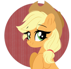 Size: 3086x2991 | Tagged: safe, artist:emberslament, derpibooru import, applejack, earth pony, pony, commission, cute, freckles, hat, heart eyes, jackabetes, lineless, looking at you, simple background, transparent background, wingding eyes