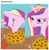 Size: 1169x1203 | Tagged: safe, artist:eel's stuff, princess cadance, alicorn, pony, angry, cadance is not amused, crown, female, jewelry, licking, peetzer, pizza box, ponified animal photo, regalia, scrunchy face, solo, solo female, that pony sure does love pizza, tongue out, unamused