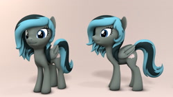 Size: 1920x1080 | Tagged: safe, artist:whiteskypony, derpibooru import, oc, oc:luny, pegasus, pony, 3d, female, mare, solo