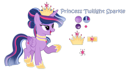 Size: 2944x1632 | Tagged: safe, artist:prismborealisdash, derpibooru import, twilight sparkle, twilight sparkle (alicorn), alicorn, pony, alternate hairstyle, base used, crown, cutie mark, female, jewelry, lidded eyes, mare, raised hoof, raised leg, reference sheet, regalia, simple background, solo, transparent background