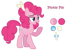 Size: 1752x1188 | Tagged: safe, artist:prismborealisdash, derpibooru import, pinkie pie, earth pony, pony, alternate hairstyle, base used, cutie mark, female, lidded eyes, mare, raised hoof, raised leg, reference sheet, simple background, solo, transparent background