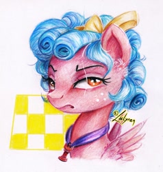 Size: 646x680 | Tagged: safe, artist:lailyren, derpibooru import, cozy glow, pegasus, pony, evil, female, filly, solo