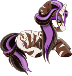 Size: 3638x3881 | Tagged: safe, artist:lincolnbrewsterfan, derpibooru exclusive, derpibooru import, oc, oc only, oc:moonlight howl, hengstwolf, hybrid, werewolf, wolf, wolf pony, zebra, zebracorn, zony, my little pony: the movie, .svg available, eyeshadow, female, inkscape, makeup, mare, movie accurate, simple background, solo, stripes, svg, transparent background, vector, were-pony, zebra stripes