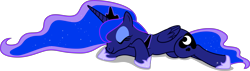 Size: 15450x4400 | Tagged: safe, artist:cencerberon, derpibooru import, princess luna, alicorn, pony, .svg available, eyes closed, female, mare, simple background, sleeping, solo, transparent background, vector