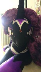 Size: 720x1280 | Tagged: safe, artist:purplenebulastudios, derpibooru import, oc, oc:lady nebula, alicorn, pony, female, irl, mare, photo, plushie, solo