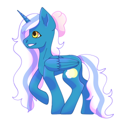 Size: 1778x1816 | Tagged: safe, artist:orangemoonarts, derpibooru import, oc, oc:fleurbelle, alicorn, alicorn oc, bow, female, golden eyes, hair bow, horn, mare, simple background, transparent background, wings