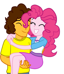 Size: 1159x1321 | Tagged: safe, artist:gmaplay, derpibooru import, cheese sandwich, pinkie pie, equestria girls, cheesepie, equestria girls-ified, female, male, shipping, solo, straight